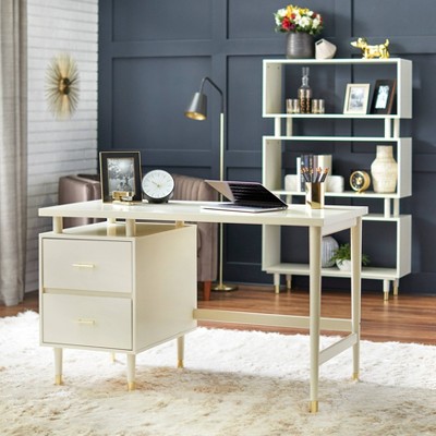 Margo Desk Antique White - Buylateral