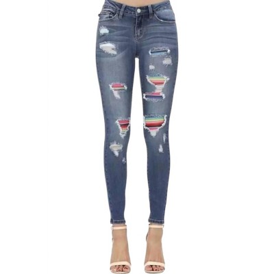 Women's Serape Jeans - Judy Blue