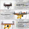 Acekool Hydraulic Transmission Jack, 1322 lbs (3/5 Ton) Capacity, 2-Stage Telescoping Lift 33.5-69", Non-Slip Tray, Foot Pedal, Swivel Wheels - 4 of 4