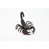Collectible Wildlife Gifts | Scorpion, Black and Red, Arachnids, Museum Quality, Rubber Inscect, Model, Hand Painted Gift,   4"   CH184 BB113 - 4 of 4