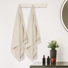 Unique Bargains Embroidery Decorative Cotton Highly Absorbent Oversized Bath Towel 2 Packs - image 4 of 4