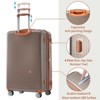 3 Pieces Luggage Sets, Travel Suitcase with TSA Lock & 8 Spinner Wheels, Travel Rolling Luggage Set (20'' 24'' 28'') - 3 of 4