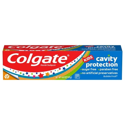 Colgate Kids Toothpaste with Cavity Protection &#38; Fluoride - Bubble Fruit - 4.6oz