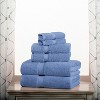 Luxury Cotton Heavyweight Ultra-Plush 6 Piece Towel Set by Blue Nile Mills - image 2 of 4