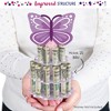 Big Dot of Happiness Beautiful Butterfly - DIY Birthday Party Money Holder Gift - Cash Cake - 2 of 4