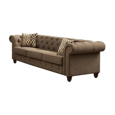 Acme Furniture 33" Aurelia Sofa Brown