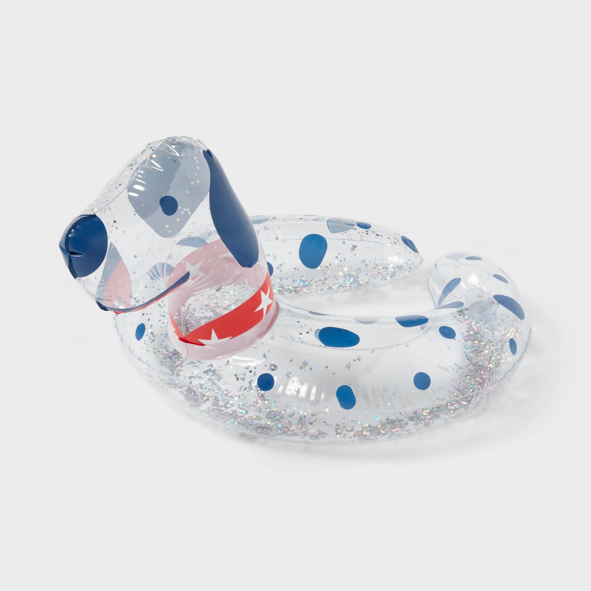Split Ring - Sun Squad™ Dalmatian: Inflatable Pool Toy for Kids, Ages 3+