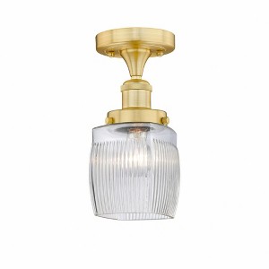 Colton - 1 Light Semi-Flush Mount In Industrial Style-9.75 Inches Tall and 6 Inches Wide - 1 of 1