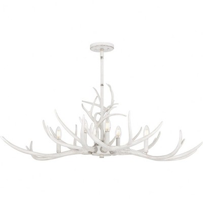 Quoizel Lighting Brosh 6 - Light Chandelier in  Antique White