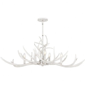 Quoizel Lighting Brosh 6 - Light Chandelier in  Antique White - 1 of 1