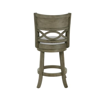 Manchester 24" Antique Gray Swivel Counter Stool