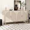 4 Door Cabinet, Suitable for Bedroom, Living Room, Study - 2 of 4