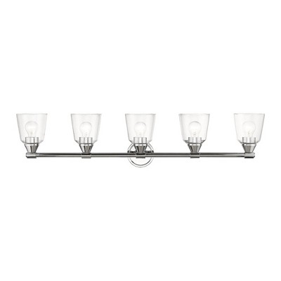 Livex Lighting Catania 5 - Light Vanity in  Polished Chrome