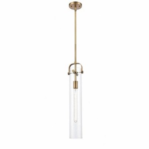 Pilaster - 1 Light Stem Hung Pendant In Industrial Style-14.5 Inches Tall and 5 Inches Wide - 1 of 1