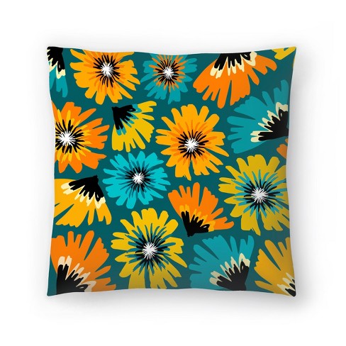 Mid Modern Throw Pillows Huge Couch Pillows Extra Large Pillows for Couch  Blue Pillowcase Modern Daisy Pillowcase Decorative Outdoor Linen Square