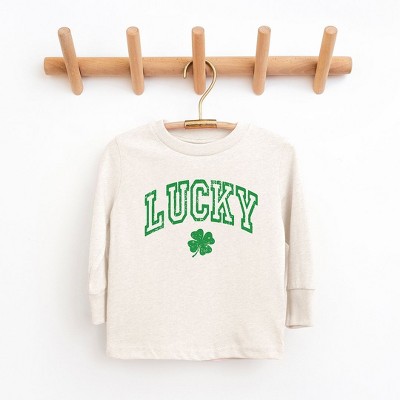 The Juniper Shop Lucky Clover Distressed Youth Long Sleeve Tee