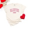 Simply Sage Market Women's Valentine Vibes Distressed Short Sleeve Garment Dyed Tee - 3 of 3