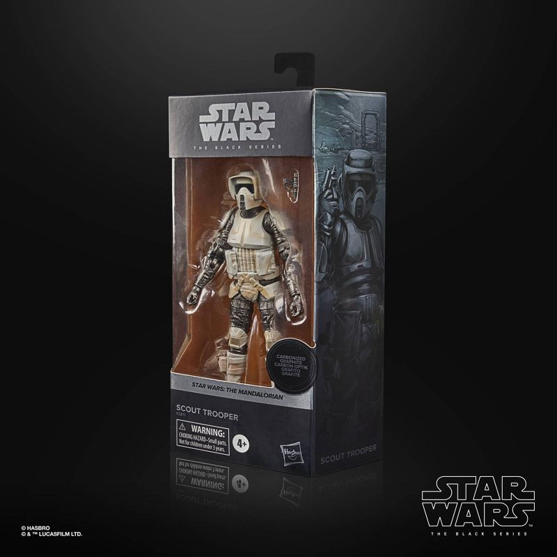 Star Wars The Black Series Carbonized Collection Scout Trooper (Target Exclusive), 4 of 14
