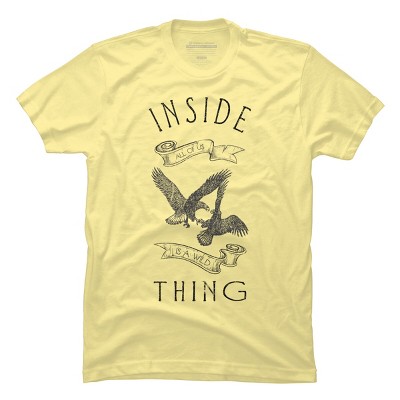 Men's Design By Humans Inside All Of Us Is A Wild Thing By magdadesign T-Shirt