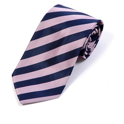 Men's College 1/2" Stripes Colored Woven Slim Neck Tie