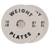 Barbell Plate Set - Steel Core, Rubber Coated, Adjustable, Weightlifting, Strength Training - 2 of 4