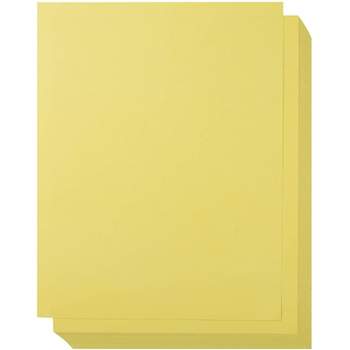 Sustainable Greetings 50-Count Yellow Cardstock Card Stock Paper for Brochure Laser Printer, A4 Letter Size 8.5 x 11 in.