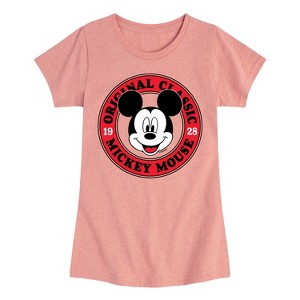 Girls' - Disney - Mickey Original Classic Fitted Short Sleeve Graphic T-Shirt - 1 of 4