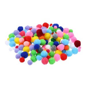 Unique Bargains Creative DIY Crafts Decoration Home Art Supplies Pom Poms 0.4" - 1 of 4