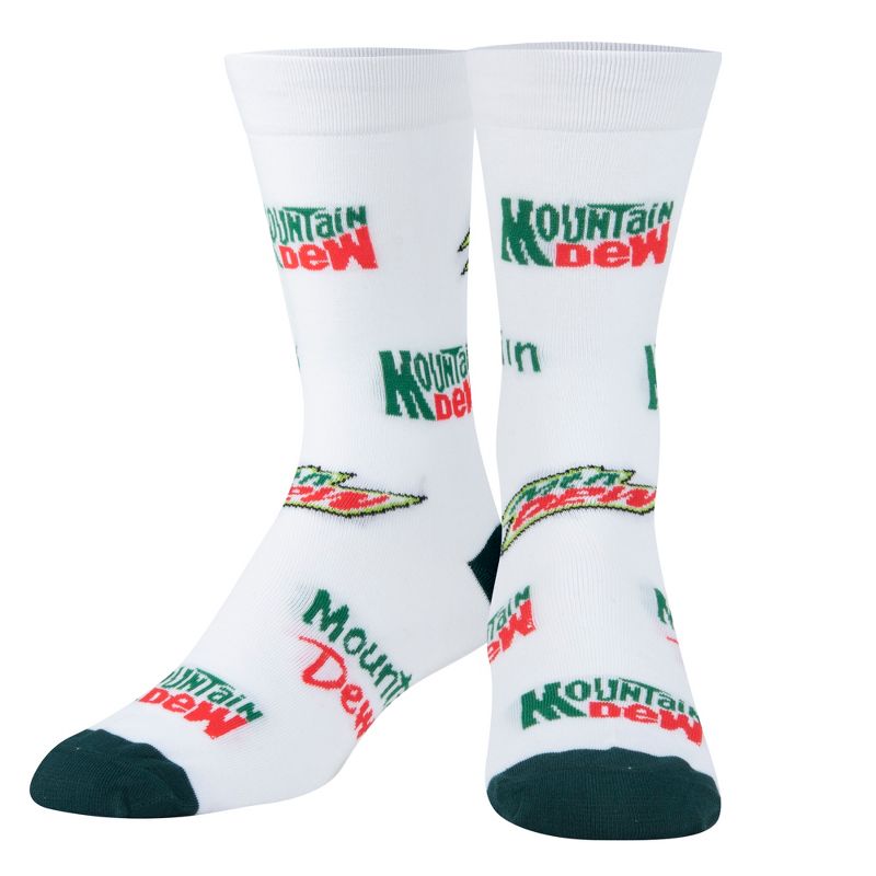 Crazy Socks, Mountain Dew, Funny Novelty Socks, Large, 2 of 6