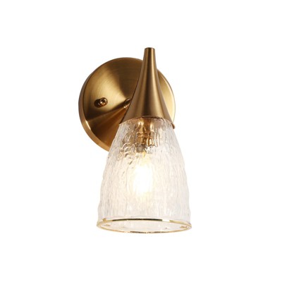 LNC Ruthebic 4.3-in W 1-Lights Polished Gold Modern/Contemporary Vanity Lights