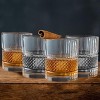 LEMONSODA Premium Double Rocks Vintage Whiskey Tumblers - 10 oz (Set of 4) - image 2 of 4