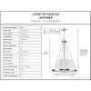 Urban Ambiance Luxury Traditional Chandelier 30''H x 22''W,  Brushed Nickel Finish,  Atlanta Collection, UHP4386 - 3 of 4