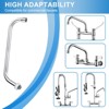 WOWOW 8 in. Commercial Faucet Swivel Spout Replacement in Polished Chrome with G3/4 Internal Thread - 4 of 4
