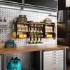 Modular Wall-Mounted Power Tool Organizer with Charging Station, Heavy-Duty Drill Rack with Hooks and 8-Outlet Holder - 2 of 4