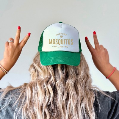 Simply Sage Market Support Mosquitoes Adult Foam Trucker Hat