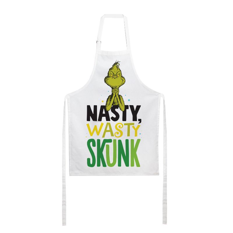Grinch Nasty Wasty Skunk Kitchen Apron, 1 of 2