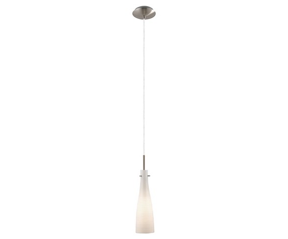 Kameo 1 Mini Pendant Ceiling Light 3.5" Diameter Matte Nickel - Eglo