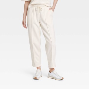Women's Leisure Studio Mid-Rise Barrel Leg Sweatpants - Universal Thread™ - 1 of 3