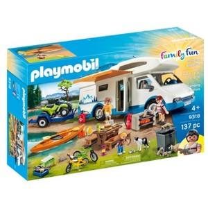 Playmobil Family Fun Camping Adventure with Canoe that Floats 9318 Playset 137pcs - 1 of 1