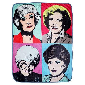 Golden Girls Warhol Fleece Throw Blanket | 45"x60"