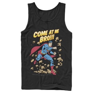 Men's Superman Come At Me Bro Tank Top - 1 of 4