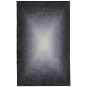 Katya Modern Abstract Black/White/Gray Area Rug - 1 of 4