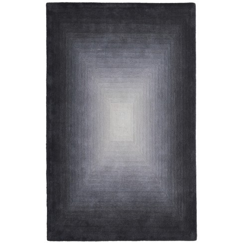 Katya Modern Abstract Black/White/Gray Area Rug - image 1 of 4