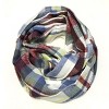 Wrapables Plaid Print Infinity Scarf and Beanie Hat Set, Gray and Wine Set - 2 of 4