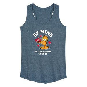 Women's - Garfield - Valentine's Day Graphic Racerback Tank - 1 of 4