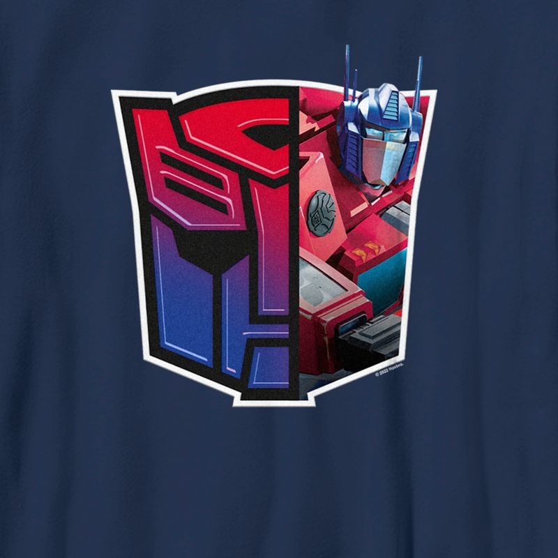Boy's Transformers: EarthSpark Optimus Prime Autobots Logo T-Shirt, 2 of 5