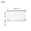 Unique Bargains Home Office Double-Sided Magnetic Acrylic Picture Frame - 2 of 4
