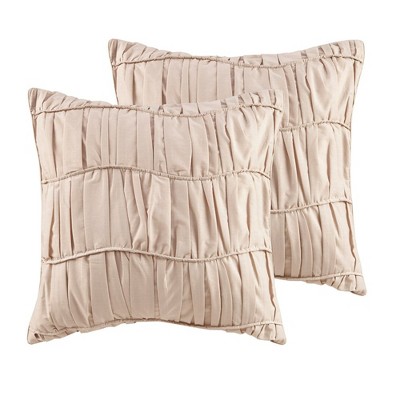 Camillia Queen Blush Floral Cotton 8-Piece Comforter Set