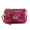 MKF Collection Camren Women's M Signature Crossbody Bag by Mia K - Fuchsia - 2 of 4