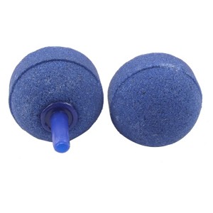 Unique Bargains Aquarium Ball Shaped Bubble Release Air Stones Fhnwi Blue 2 Pcs - 1 of 3